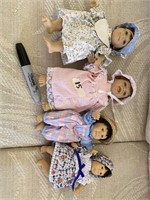 Four Little Dollies