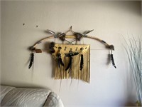 Native American Bow, Quiver & Arrows, Certified