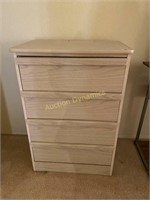 4 Drawer Chest of Drawers, Blonde