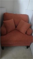 Upholstered Chair w/Pillows-Good Condition, needs