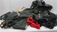 Army Dress Uniform 375, Wool Shirt, Tie,Belt&more
