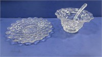 Quality Glassware-Bowl & Plate