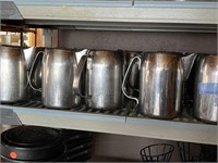 Approx. (26) Stainless Water Pitchers