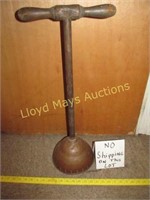 Antique Copper Plunger Clothes Washer