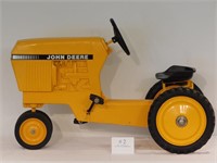 J D pedal tractor (yellow) stock #520, ERTL
