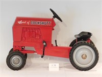 Spirit of Cockshutt pedal tractor, W.F.,