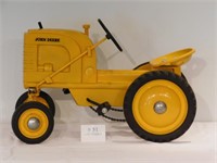 J. D. LI pedal tractor,   W.F.  (yellow)