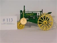 JD steel wheel tractor, 19 Nov 86, #3158
