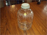 Vintage Gallon Jar with Zinc Lid