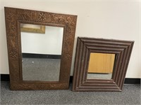 Lot of 2 Custom Large & Medium Mirror