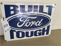 Metal Sign Built Ford Tough