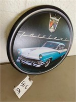 Round Metal Sign Ford Fairlane 11 3/4"