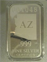 Arizona State Silver Bar