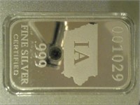 Iowa State Silver Bar