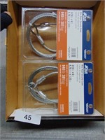 (2) 3/16" x 6' Security Cables