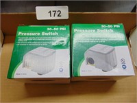 (2) 30 - 50 psi Pressure Switches