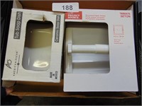 Ceramic Soap Dish & Paper Holder