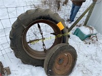 2 Tires - 1 Tractor, 1 Wagon