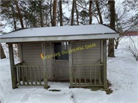 Approx. 10'x12' Wooden Shed and Contents