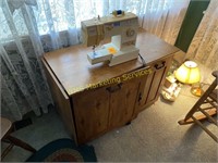 Sewing Machine and Cabinet