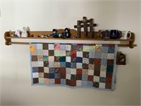Quilt, Shelf, Collectables