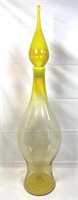LARGE 43" GLASS DECANTER W/LID