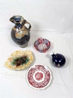 majolica plate, pottery & more