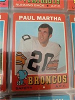 1971 TOPPS  PAUL MARTHA