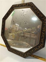 Octagonal mirror 23.5" H