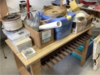 Craft materials with bench