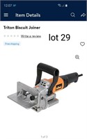 Triton biscuit jointer