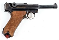 Gun DWM Luger Semi Auto Pistol in 9mm