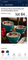 Pio0neer woman 4pc bowl set