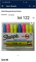Sharpie highlighter 24 pk