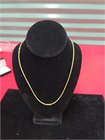 Gold Over Silver Necklace