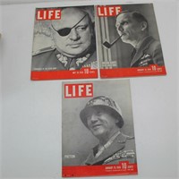 (3) 1938 To 1945 Life Magazine: Patton,