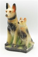 Chalkware Dog Statue