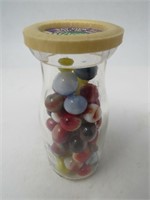 Vintage Marbles In Bayview Grape Drink Jar
