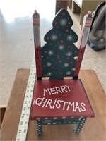 Doll christmas chair