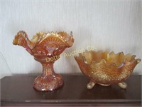 CARNIVAL GLASS LOT: