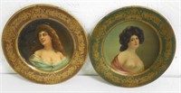 Pair of Tin Advertising Plates