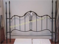 KING HEAD BOARD, BLACK DESIGN