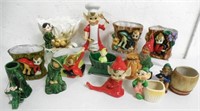 Lot of Elf Planters