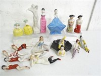 Lot of 16 Nude Figurines Porcelain