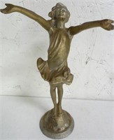 Statue "The Good Fairy" signed JMR 1915