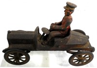 Cast Iron Car with Driver