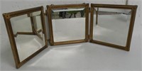 Victorian Tri Fold Mirror