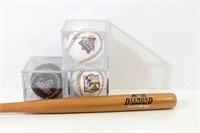 Diamondbacks Baseballs & 22" Mini Bat