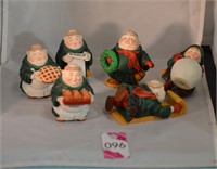 Department 56 Merry Makers  Series Monk Figurines