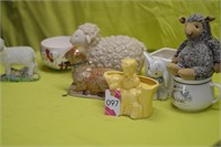 Assorted Lamb Nursery Pieces